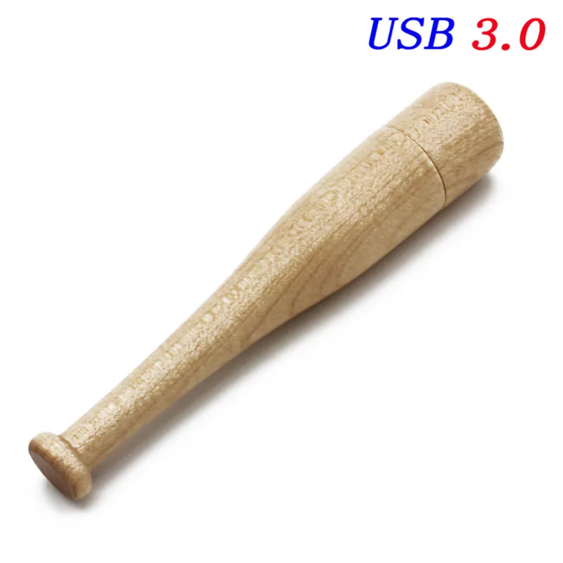 JASTER деревянный usb флеш-накопитель 4 ГБ 8 ГБ 16 ГБ 32 ГБ Клен бейсбольная бита usb 3,0 - Цвет: bamboo