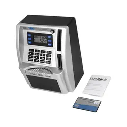 Distributeur automatique de billets de banque, jouets pour enfants parlant, banque d'épargne, insérer des billets, parfait pour cadeau pour enfants, détecteur de Dollar 
