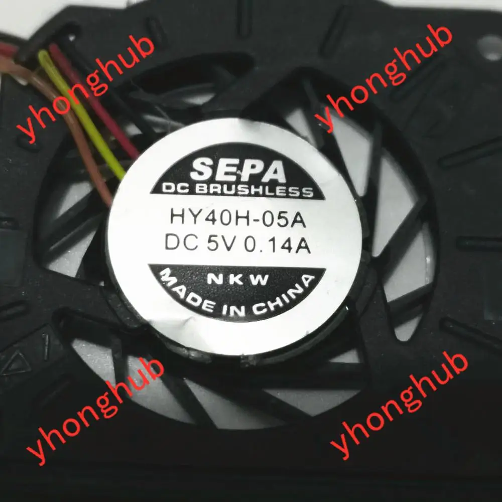 SEPA HY40H 05A Сервер охлаждающий вентилятор DC 12V 0.14A 4 проводной|fan dc|fan dc 12vdc fan 12v |