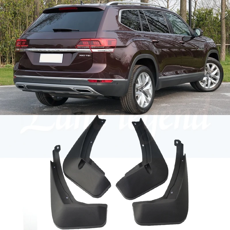 4 шт. Брызговики для тvolkswagen VW Atlas Teramont Брызговики, брызговики брызговик спереди и сзади автомобильные аксессуары