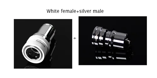 white with silver Курган мужчин и женщин черный серебряный смелый водяное охлаждение латунные фитинги уплотнение замок Быстрый Разъем Стоп Вода 1 комплект TZKMF-V2 - Цвет лезвия: white with silver