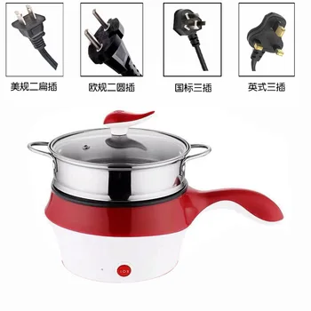 

Electric Cooker Students Dormitory Electric Hot Pot Multi-functional Electric Frying Pan Mini xiao dian guo Cooking One-piece Si