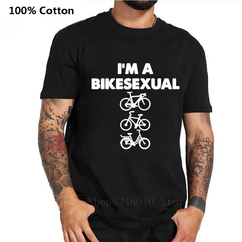 Я BIKESEXUA футболка Забавный велосипедист MTB велосипедная Велосипедный спорт езда