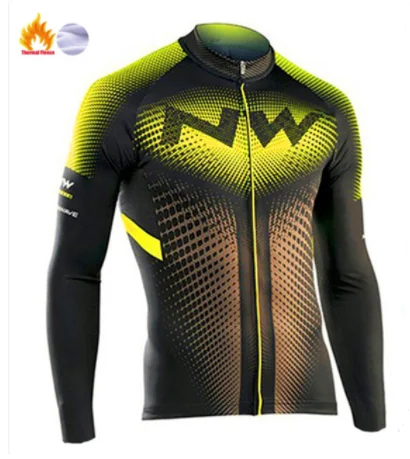 Northwave Pro Team Зимняя велосипедная Одежда дышащая Ropa Ciclismo с длинным рукавом MTB велосипедная одежда верхняя спортивная одежда - Цвет: 17