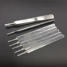 3#4# Толстая Скальпель с ручкой 11#23# лезвия для ремонта мобильного телефона лабораторная ручка из нержавеющей стали