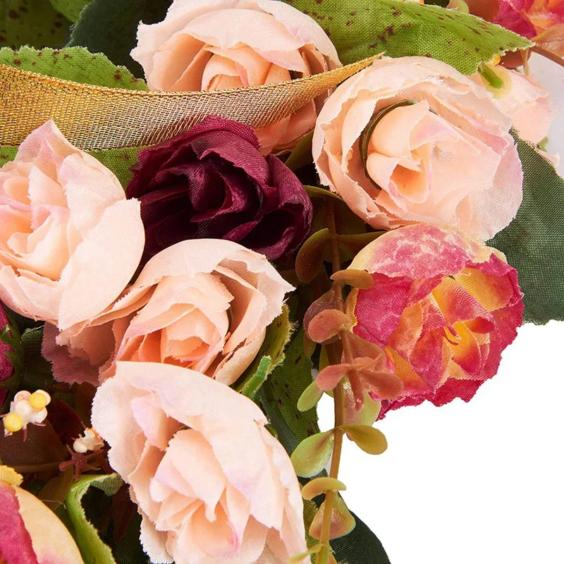 Розовая гирлянда, подвесная гирлянда в форме сердца художественная гирлянда для семьи украшение для свадьбы дня рождения