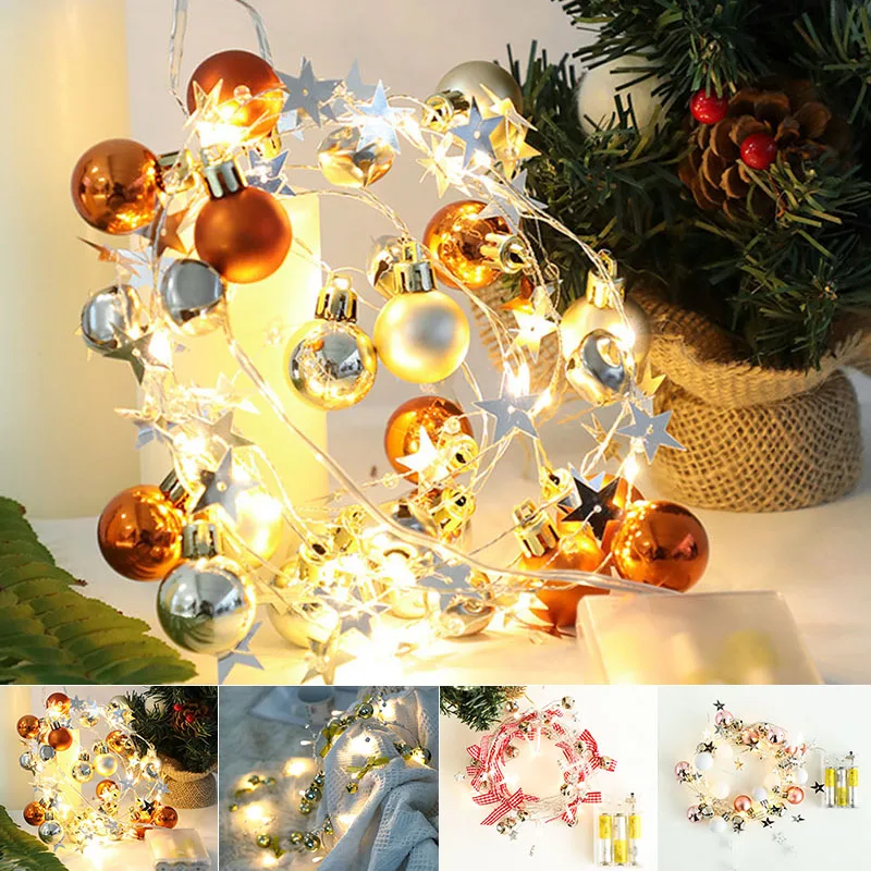 2m LED String Lights Christmas Tree Holiday Decor Home Party Supplies Ornaments