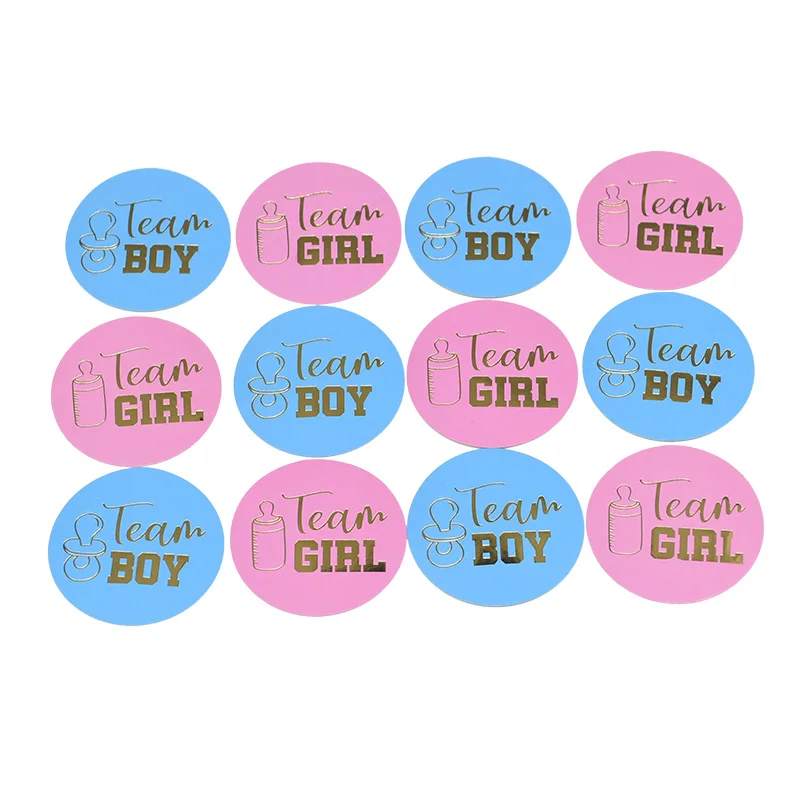 24/48pcs Team Boy Team Girl Stickers Boy or Girl Vote Sticker for Gender Reveal Party Creative Decoration Baby Shower Supplies 6 24/48pcs Team Boy Team Girl Stickers Boy or Girl Vote Sticker for Gender Reveal Party Creative Decoration Baby Shower Supplies 6