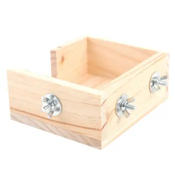 

Hamster Platform Small Pet Wooden Toy Gold Bear Guinea Pig Squirrel Cage Fixed Jumping Platform Springboard