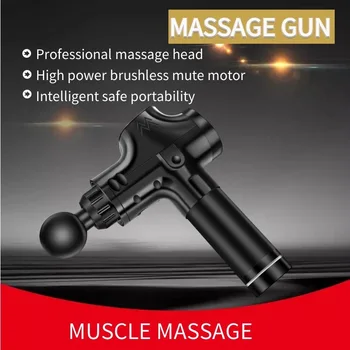 

New Muscle Massage Gun Vibration Sport Massager Pain Relief Body Relaxation Slimming Shaping Massager Fitness Fascial Gun
