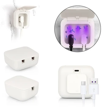 

1Pc Nail-free installation Home Tooth Brush Disinfection UVC-LED Deep UV Inhibit Eliminate Smart Toothbrush Sterilizer