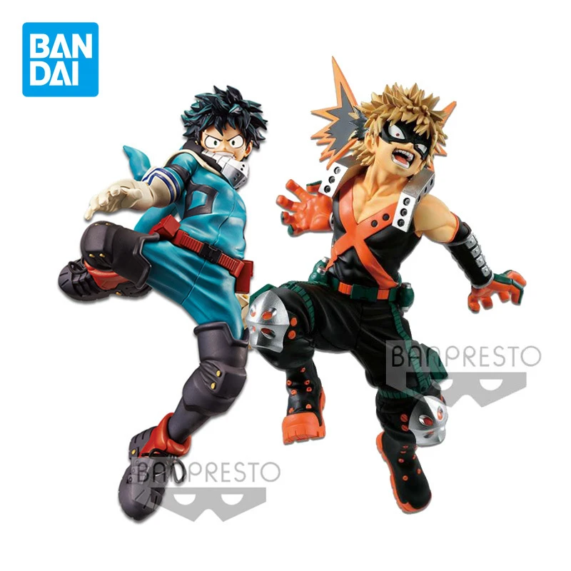 Bandai My Hero Academia King Of Artist Izuku Midoriya Katsuki Bakugo Anime Action Figures Ornaments Kids Toys Gifts For Children Action Figures Aliexpress