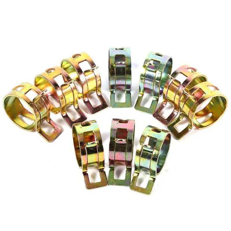 

ABSF Spring Clips For Fixing Fuel, Air Or Water Pipes 100 Pieces 10 Sizes