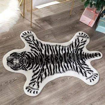 

Floor Cushion Kids Room Playroom Cartoon Animal Printed Bedroom Cute Carpet Area Rug Home Decor Non Slip Doormat Bedside