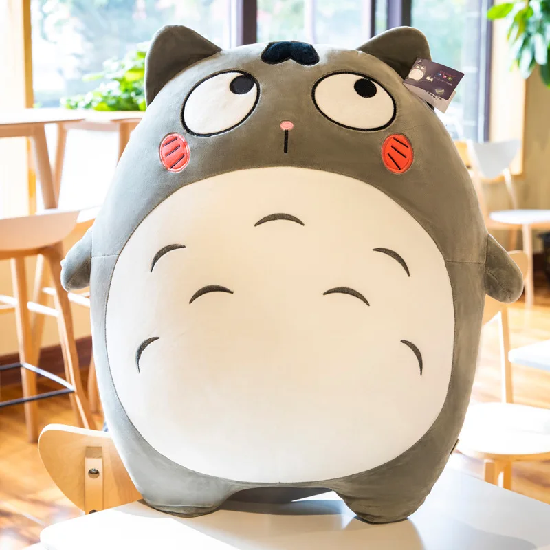 

New Style Totoro Doll Pillow Extremely Soft Plush Toys Large Size Doll Send Women's Birthday Gift