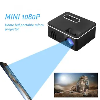 

LED Mini Projector 480*320 Pixels Supports 1080P S361 HDMI USB Audio Portable Projector Home Media Video player