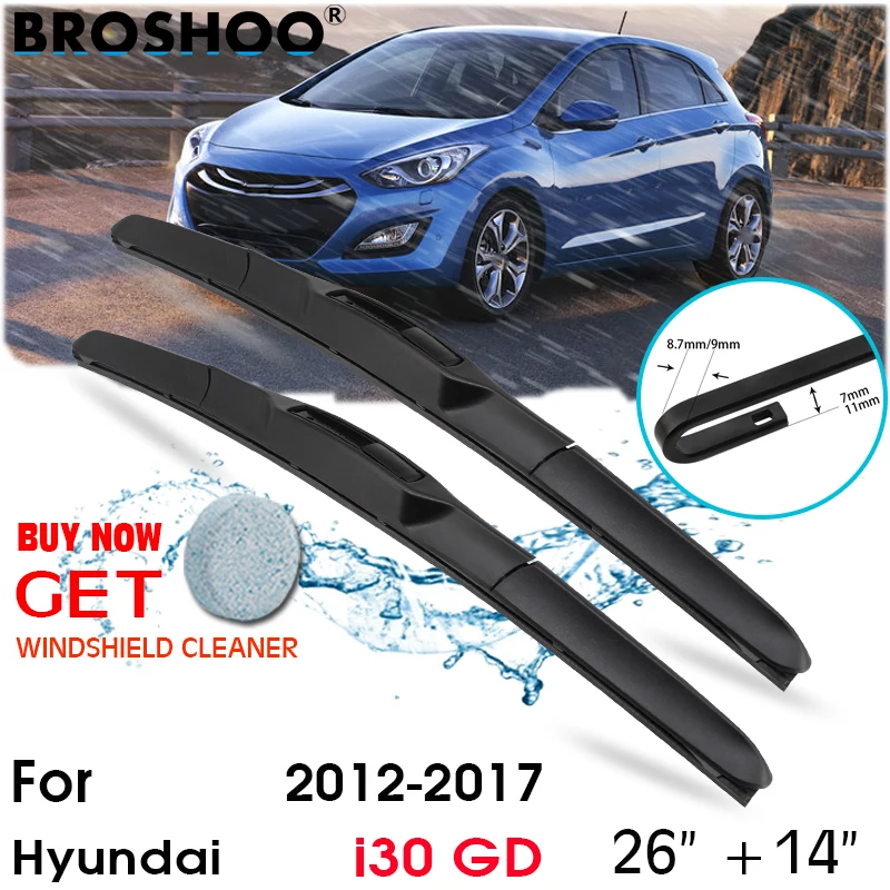 Car Wiper Blade Front Window Windscreen Windshield Wiper Blades J Hook