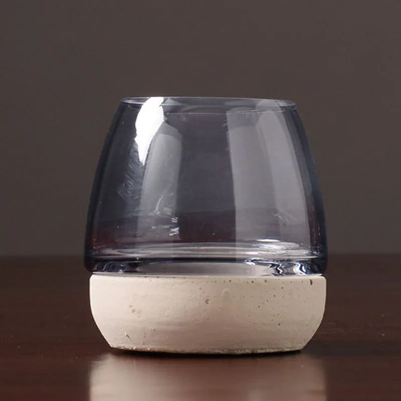 Подсвечники для свечей Votive, стеклянные, рождественские, скандинавские, винтажные, Photophore Verre, подсвечник, Хрустальный подсвечник, подставка CC50ZT - Цвет: Type A