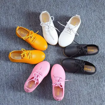 

Girls Shoes Princess Shoes 2020 Autumn Leather Shoes Bow Children Baby Leisure Children Single Shoes
