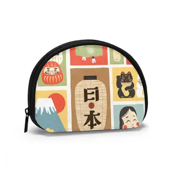 

Cosmetic Organizer Bag Japanese Culture Symbol Makeup bag Fashion Women Multifunction Beauty Bag