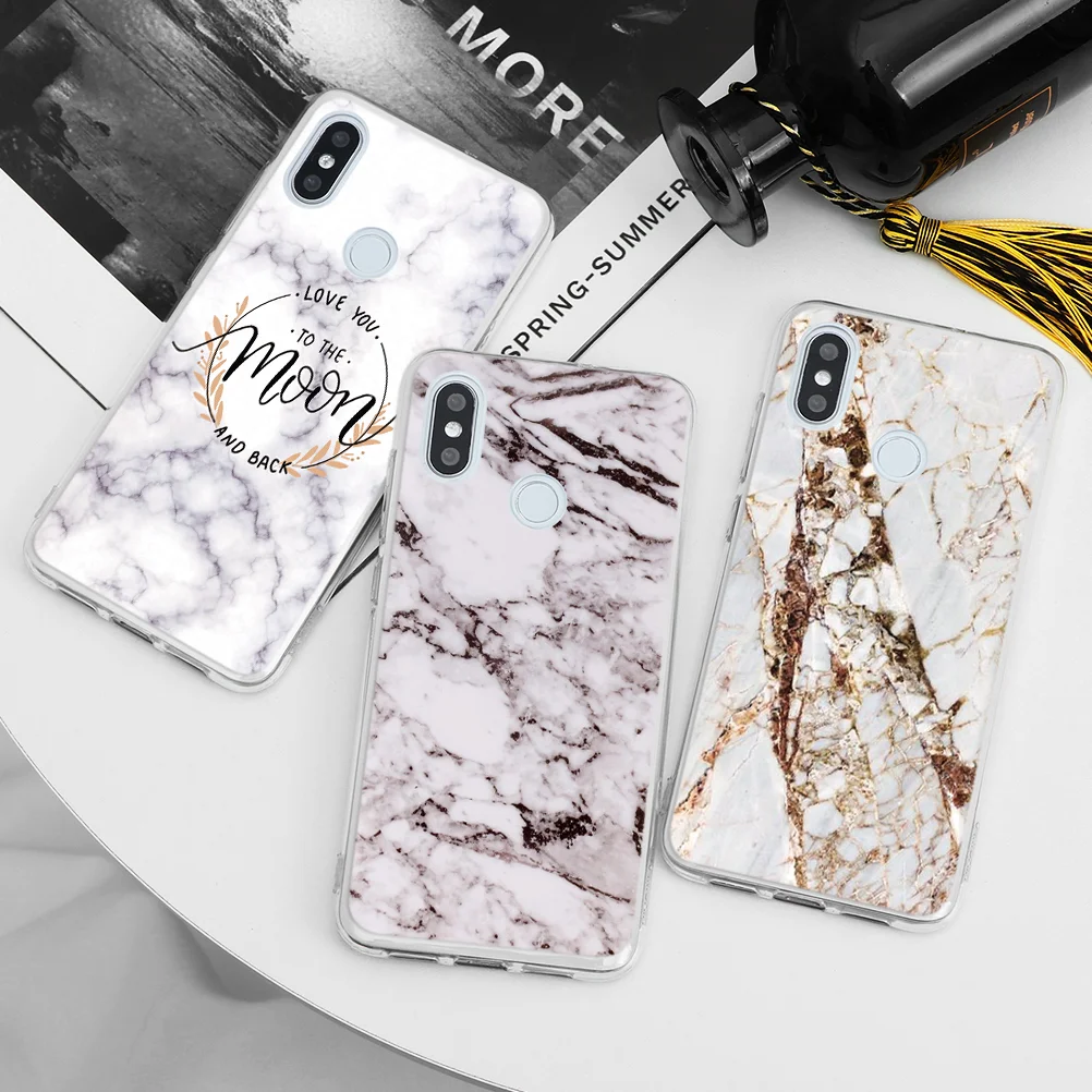 Мраморный мягкий чехол из ТПУ для Xiaomi Redmi 6 K20 Pro 3 4A 4X 5A 6A 7A 8A Go 3S S2 Note 8 7 5 Plus 4 Capa
