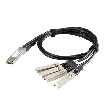 

40Gbps QSFP to 4 SFP Passive Direct Attach Copper DAC Cable for Huawei H3C ZTE RIGOAL Routers Firewalls Network Cards