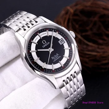 

Omega- Luxury Brand Ceramic Bezel Mens AAA Mechanical SS 007 Automatic Movement Men Watch Designer Watches Wristwatches 3355