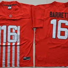 Сезон, штат Огайо Buckeyes#16 J.T. Мужская майка Barrett