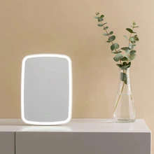 

Mijia LED Makeup Mirror with Light Touch Switch Control Natural Portable Makeup Led Light Dormitory Desktop Mirror 1200mAh