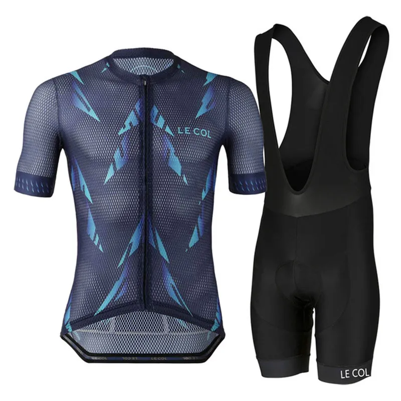 LE COL pro team, набор Джерси для велоспорта, летняя одежда для горного велосипеда, одежда для велоспорта, Джерси, спортивный костюм, колготки, дышащий Майо, ropa - Цвет: 6