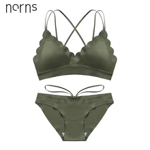 Norns французский гладкий и бесшовный ультра-тонкие модели без стального кольца большая грудь маленький бюстгальтер японский треугольный светильник чашки нижнее белье