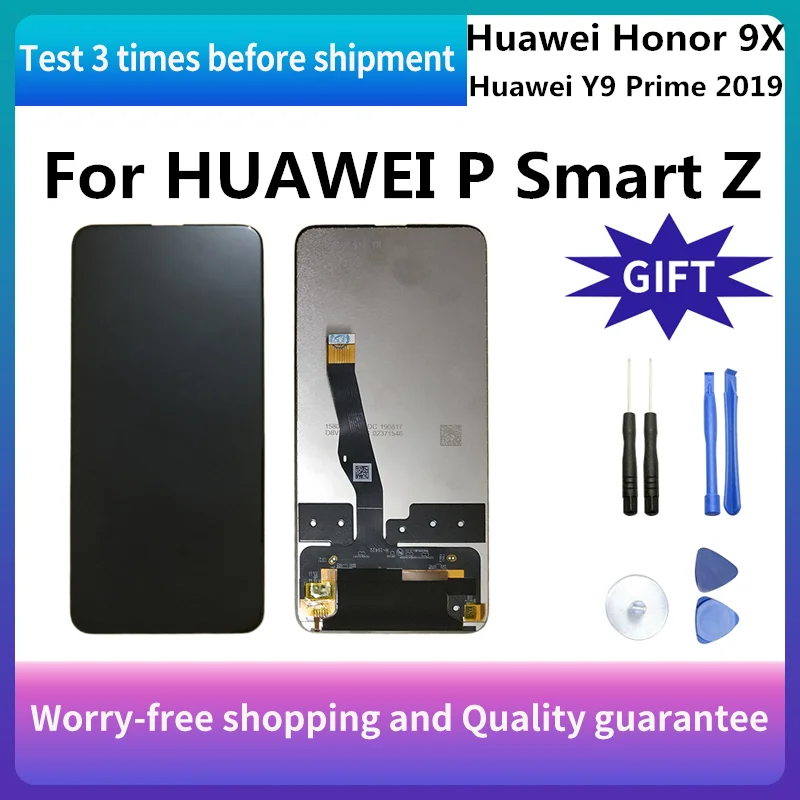 ЖК-дисплей 6 59 дюйма для Huawei Y9 Prime 2019/P Smart Z дигитайзер сенсорного экрана запасные