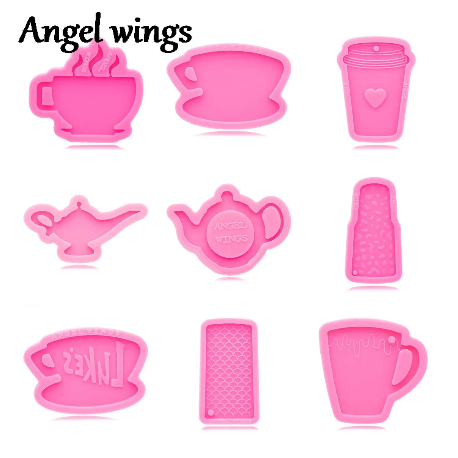 DY0367 Kaffee Tasse/Teekanne Harz Formen, Tumbler Tasse Silikon Form Crafting Machen mit Epoxy Harz Kunst Diy, schokolade Fondant Werkzeuge