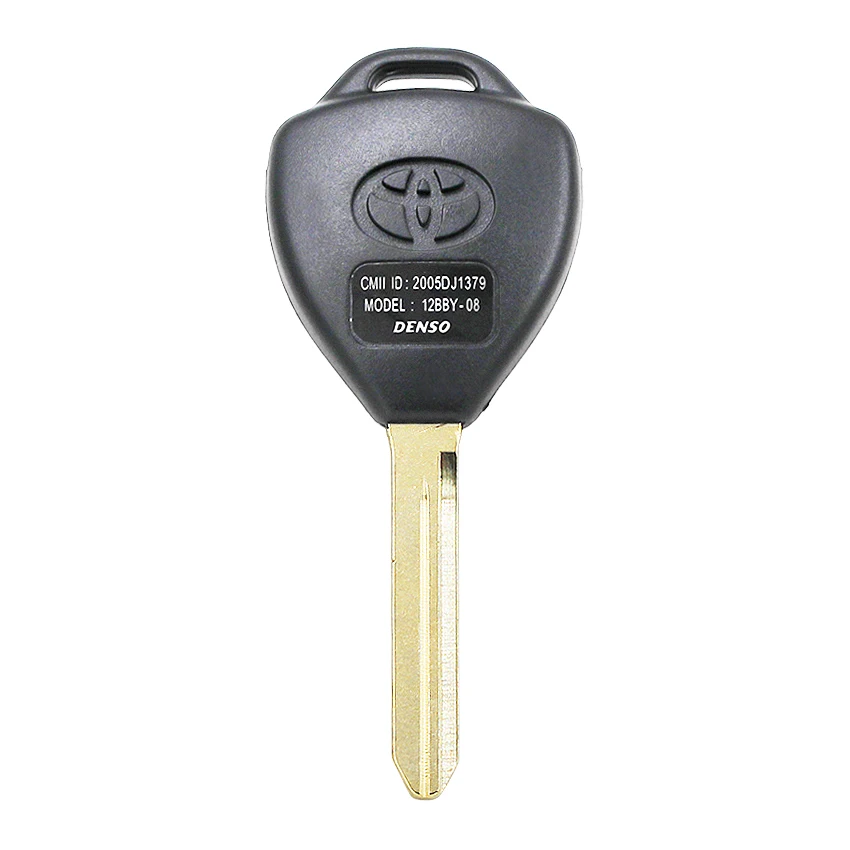 10 шт./лот 2 кнопки дистанционного ключа оболочки чехол Брелок для Toyota Auris Corolla Verso Yaris TOY47 uncut blade