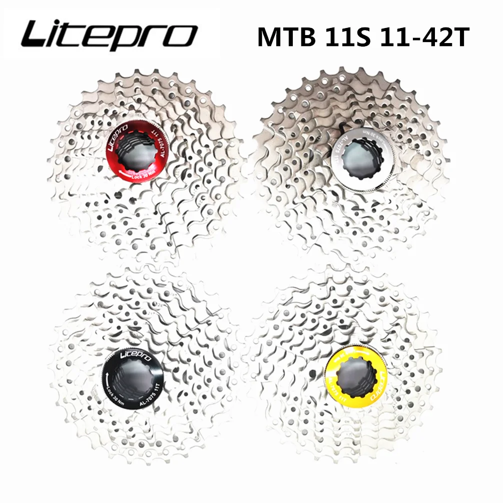 

Кассета велосипедная Складная Litepro, храповик, кассета 11S 11-42T, Fleewheel, звездочки для горного велосипеда Shimano MTB
