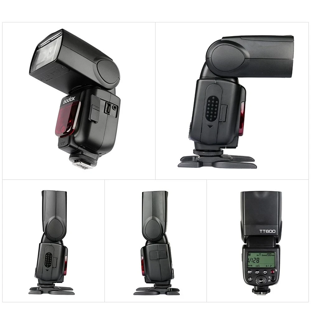 Buy Godox TT600 Camera Flash Speedlite Master Slave Off GN60 Built-in 2.4G  Wireless X System Transmission Compatible for Canon, Nikon, Pentax,  Olympus, Fuji and Other DSLR Camera with Standard Hotshoe Online at