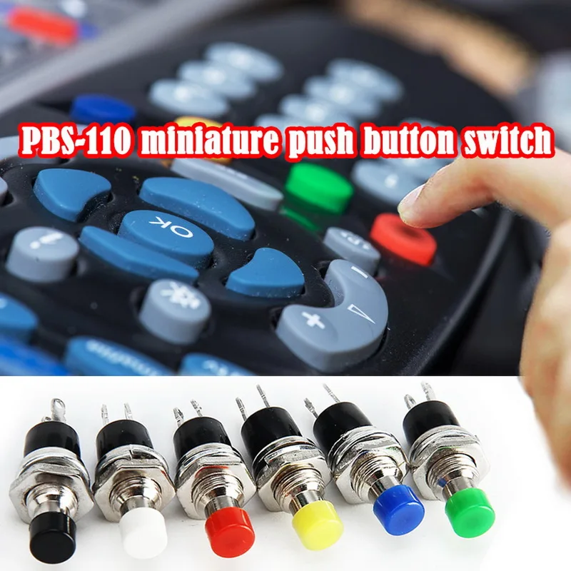 

NEW 3A125V 1A250V Momentary Mini Push Button Switch Normal Open ON/ 10pcs