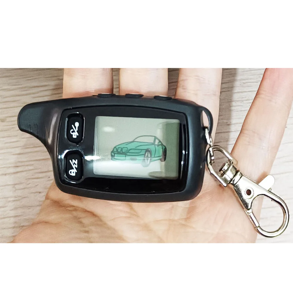 TW9030 LCD Remote Control Key Fob Trinket for Russian TW 9030 TW9020 two way car alarm system Tomahawk TW-9030 Keychain | Автомобили и