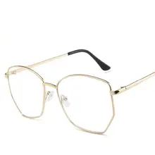 Очки женские стильные очки высокого качества Модные неправильный многоугольник оправа для женщин и мужчин модные брендовые дизайнерские W3