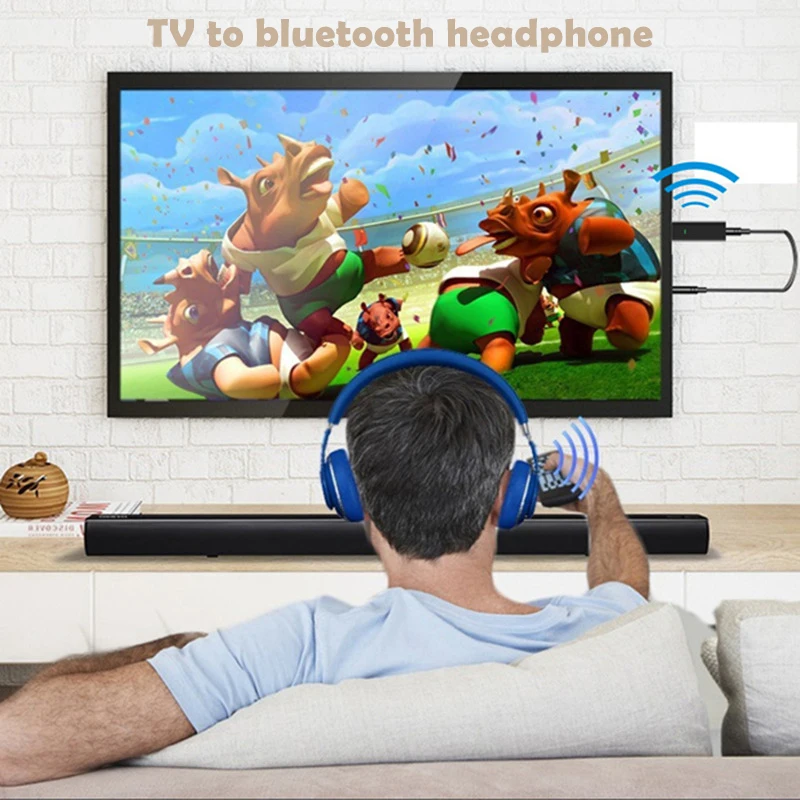 Bluetooth передатчик 3,5 мм USB разъем аудио адаптер беспроводной Bluetooth 5,0 стерео аудио приемник адаптер для наушников ТВ ПК