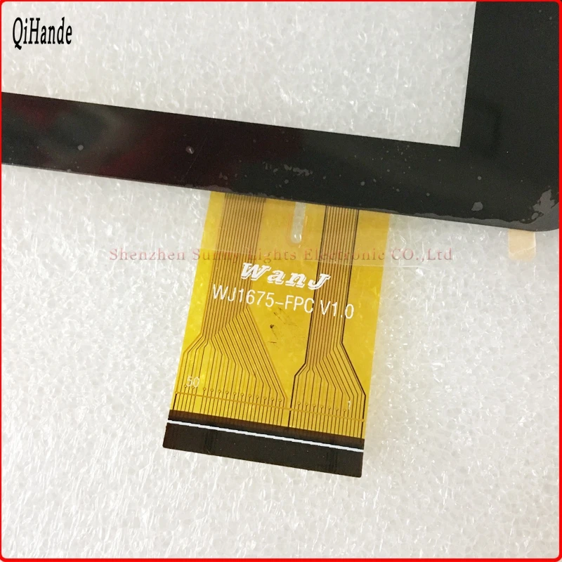 Новая сенсорная панель для WJ1675-FPC V1.0 10,1 ''дюймовый сенсорный экран Сенсорная панель дигитайзер Замена датчика