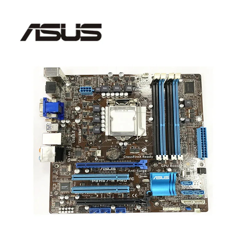 Материнская плата для настольных ПК Asus P8H67-M PRO H67 Socket LGA 1155 i3 i5 i7 DDR3 32G UEFI биос оригинальная б/у материнская плата
