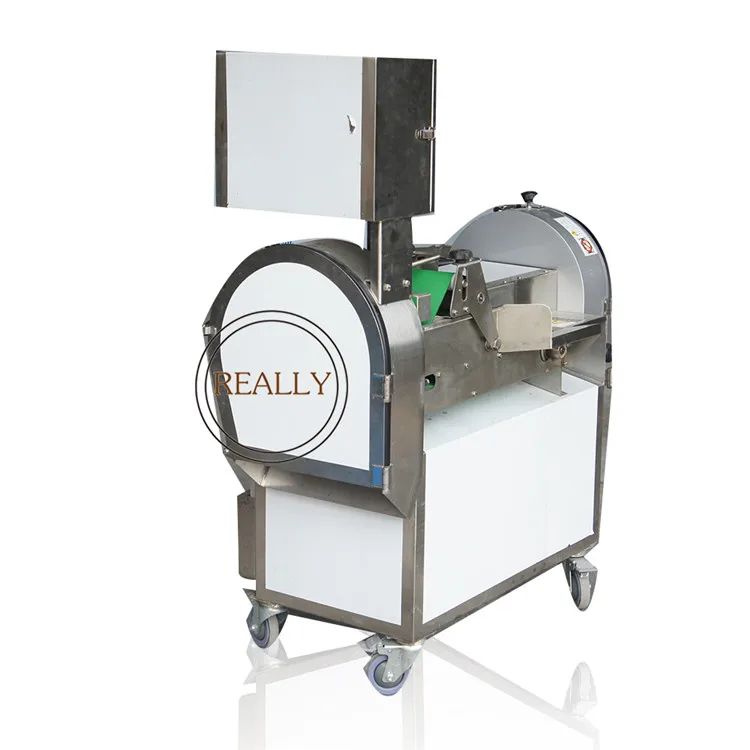 Multi fiction automatic stainless steel double-head vegetable and fruit cutter slice cubing machine