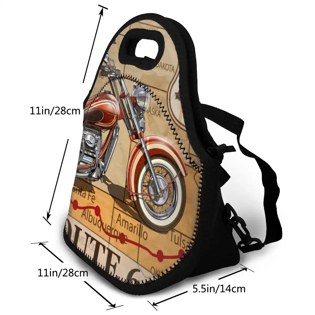 motorcycle lunch bag