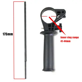 

Electric Drill Hammer Handle Power Tool Fittings 41-44mm W/ Ruler Parts Set Kit