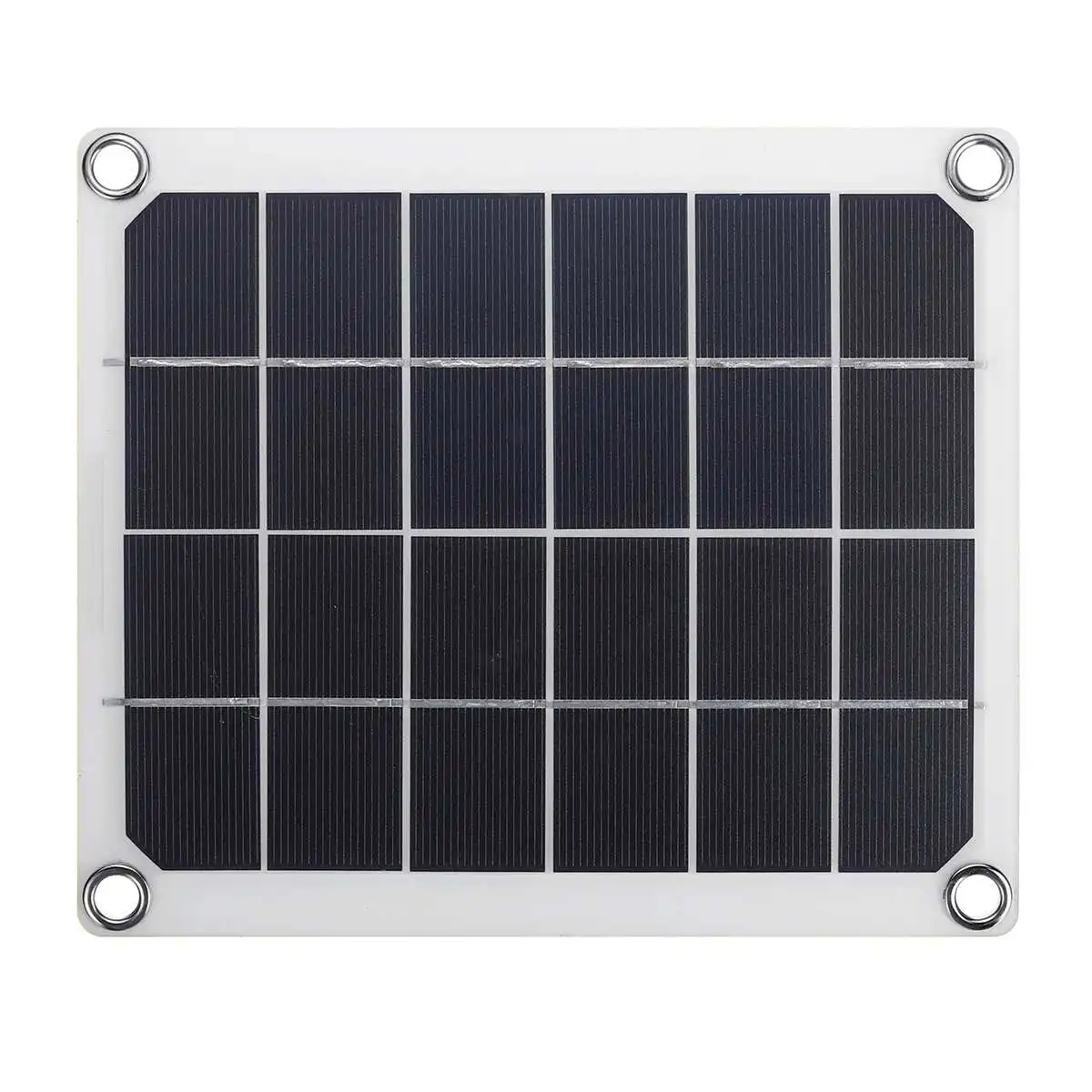 

20W Solar Panel Portable Power Bank Board External Battery Charging Double USB Solar Cell Board Outdoor Car Charger 220x190x3mm