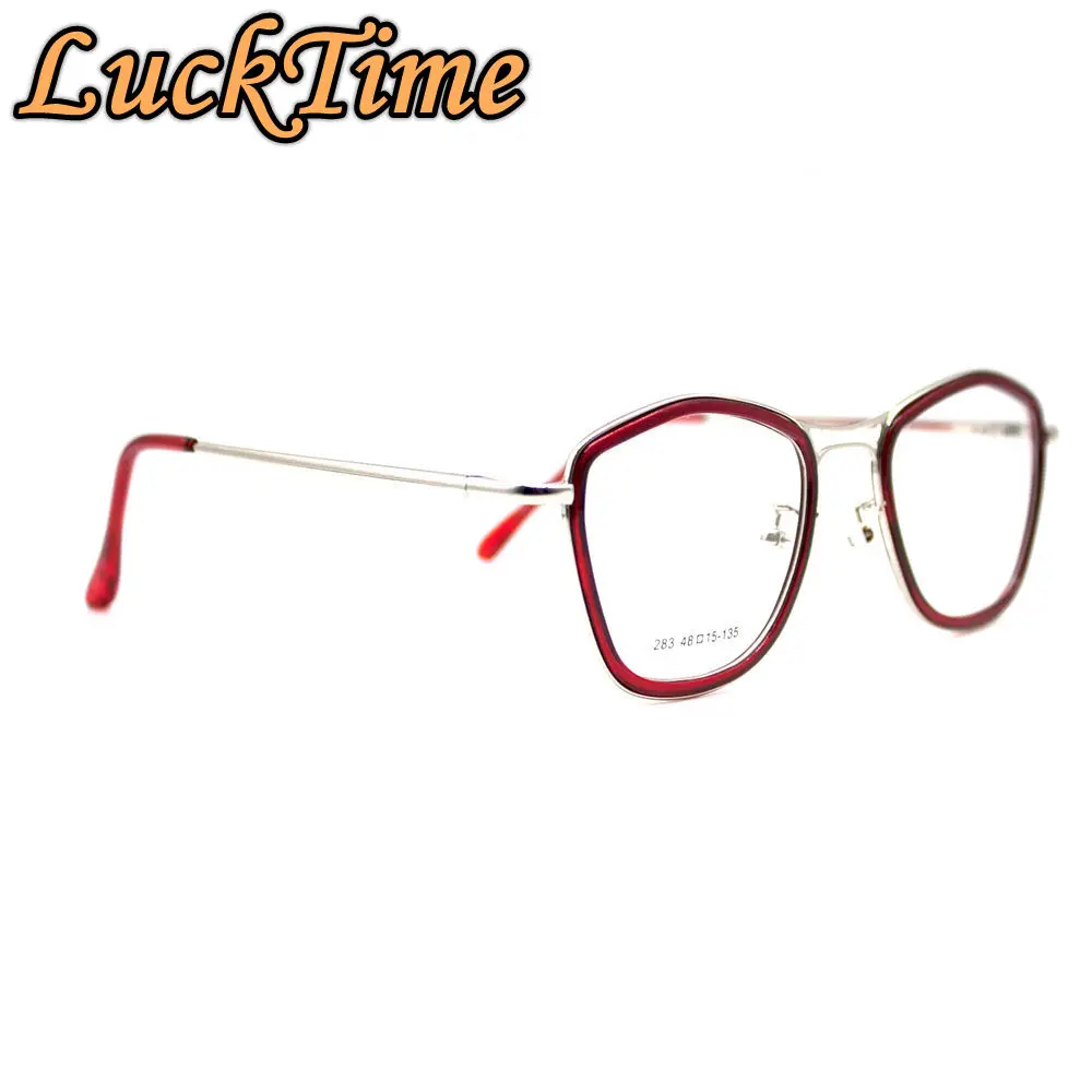 

LuckTime Fashion Design Men Eye Frame Casual Eyeglasses Frames Women Myopia Glasses Lucky Time Prescription Glasses #283