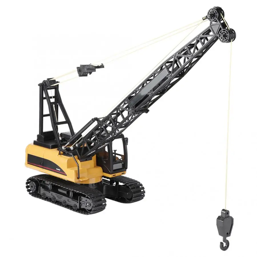 HUINA1572 2,4G 1/14 RC электрический грузовик 15CH с дистанционным управлением, башенный кран, инженерный автомобиль, СВЕТОДИОДНЫЙ грузовик, игрушки в подарок
