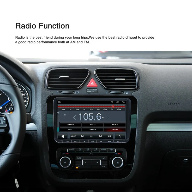 9 Inch Android 8.1 Car Mp5 Player Contact Screen Universal Bluetooth Wifi GPS Navigation FM Radio