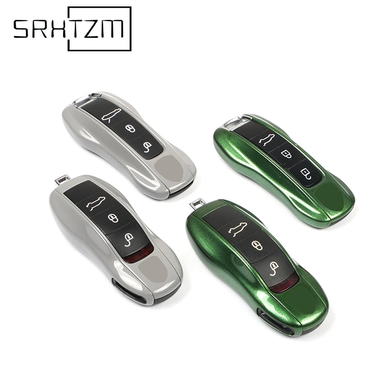 Fob Remote Key Case Key Cover Modificato Key Shell Sostituzione Per Porsche Cayenne Macan 911 Cayman Panamera